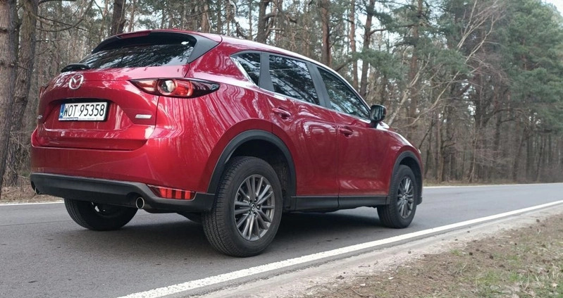 Mazda CX-5 cena 103800 przebieg: 46000, rok produkcji 2021 z Pilawa małe 154